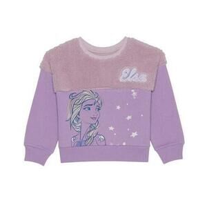 Disney Long Sleeve Sherpa Fleece Pullover Sweatshirt